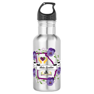Beta Epsilon Logo Stainless Steel Water Flasche Edelstahlflasche