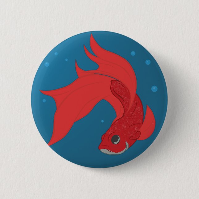 Beta Fish Button (Vorderseite)