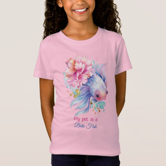 Beta Fish Fantasy Pet T-Shirt (Vorderseite)