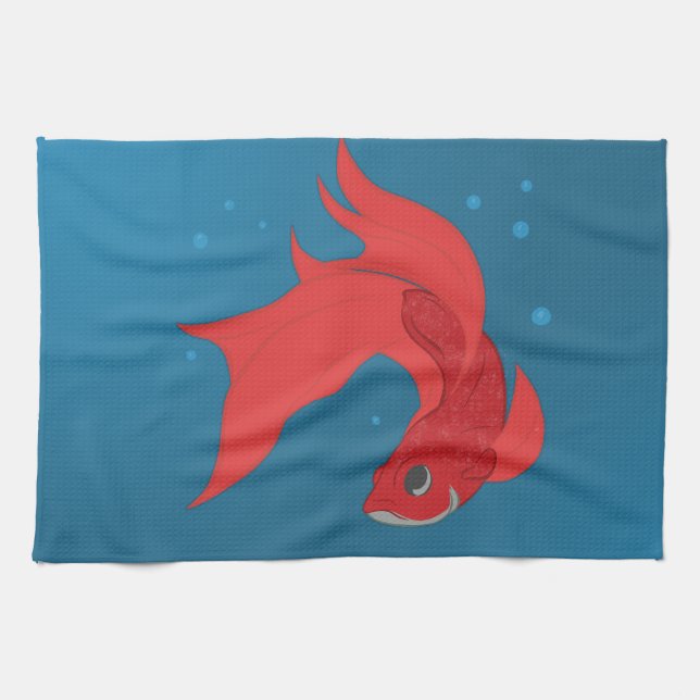 Beta Fish Handtuch (Horizontal)