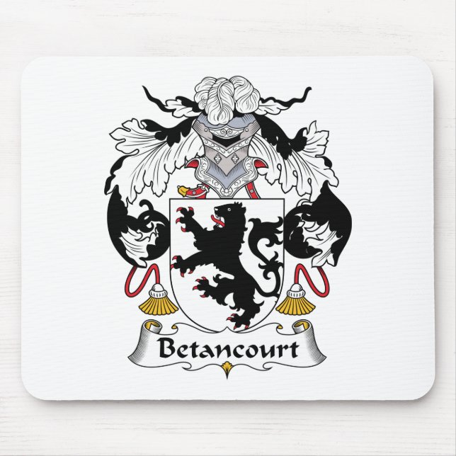 Betancourt Familienwappen Mousepad (Vorne)