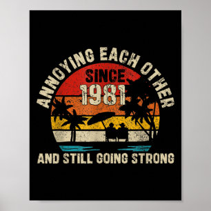 Betäubung seit 1981 44. Hochzeit Poster