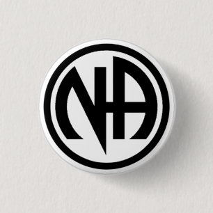 Betäubungsmittel-anonymer Knopf Button