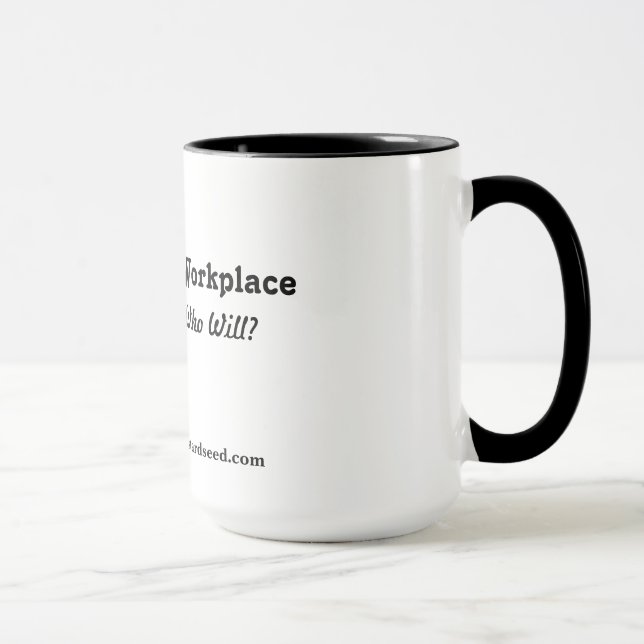 Bete am Arbeitsplatz! Tasse (Rechts)