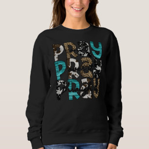 Bete darauf und bete über ihn Jesus Christlichen R Sweatshirt