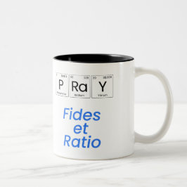 Bete: Fides et Ratio Zweifarbige Tasse