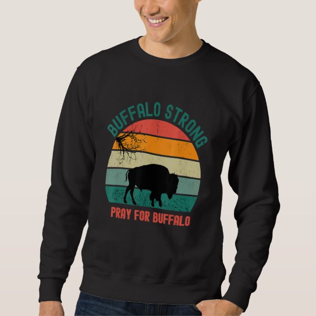 Bete für Buffalo Sweatshirt (Vorderseite)
