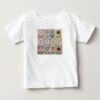 Bete für christliches Cottagecore-Glauben Baby T-shirt