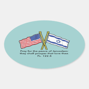 Bete für den Frieden von Jerusalem Stickers