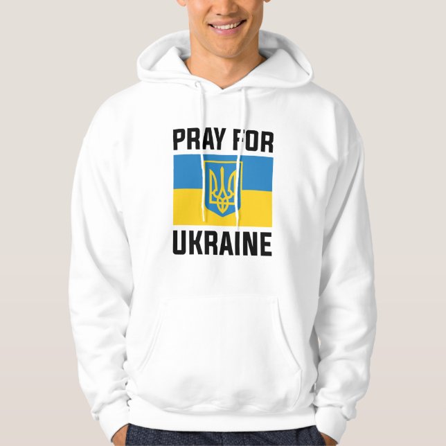 Bete für die Ukraine Hoodie (Vorderseite)