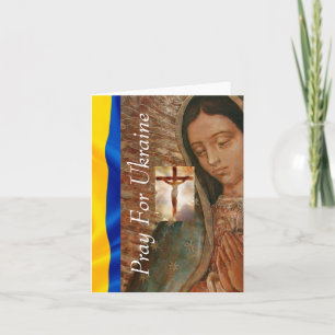 Bete für die Ukraine Karte