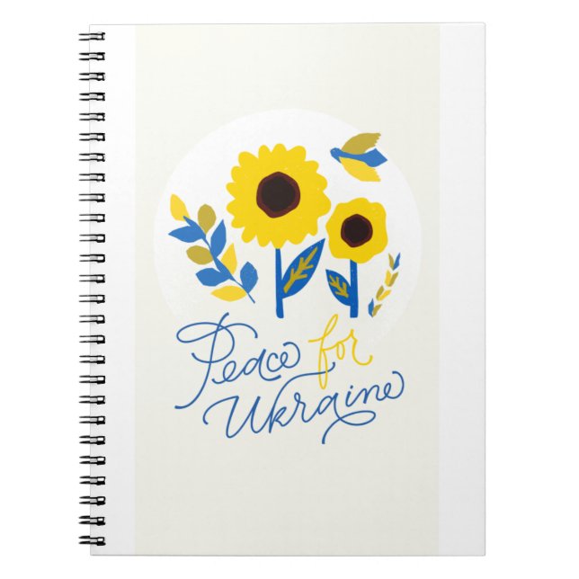 Bete für die Ukraine Notizblock (Vorderseite)