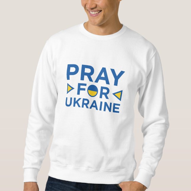 Bete für die Ukraine Sweatshirt (Vorderseite)