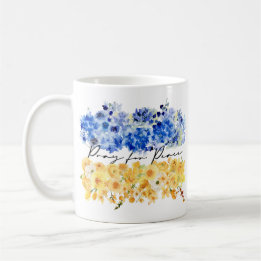 Bete für Frieden & Frieden in der Ukraine & Aquare Kaffeetasse
