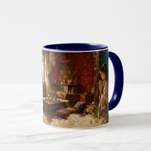 bete für Glückseligkeit. Tasse