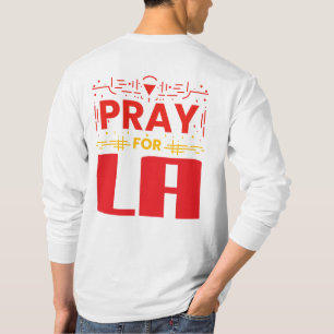 Bete für LA • Gebet für Los Angeles Kissenhülle T-Shirt