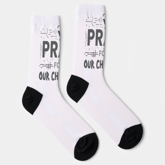 Bete für unsere Kinder Socken (Rechts)