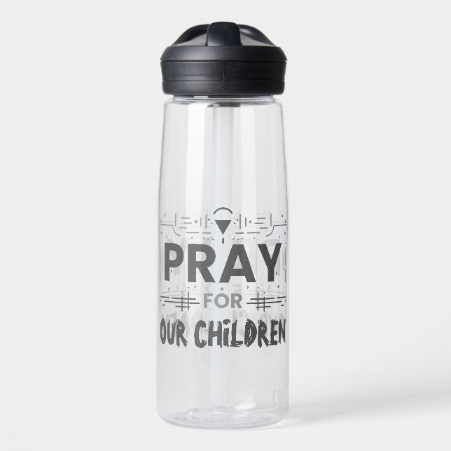 Bete für unsere Kinder Trinkflasche (Vorne)
