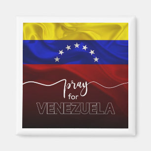 Bete für Venezuela – Venezolanische Flagge Unterst Magnet