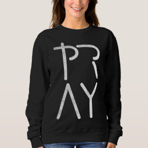 Bete Gott Jesus Christus Glaube Gebet Religiöse Ch Sweatshirt