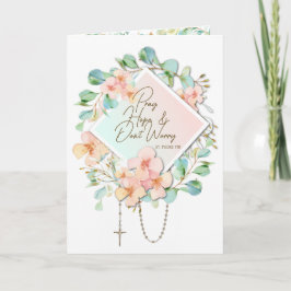 Bete Hoffnung mach dir keine Sorgen Padre Pio Karte