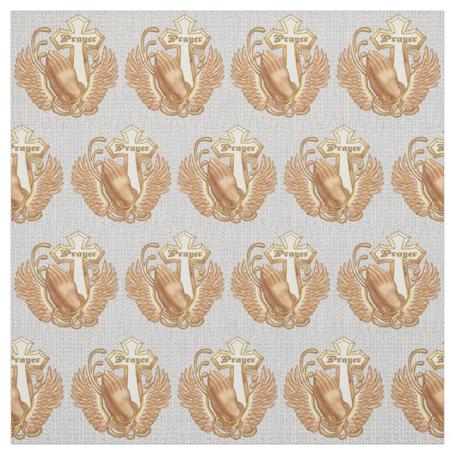 Bete immer Christlich kreuz Stoff (Muster)