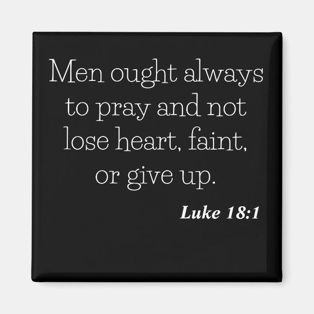 Bete immer magnet (Vorne)