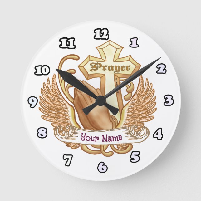 Bete immer über die Uhr (Vorderseite)