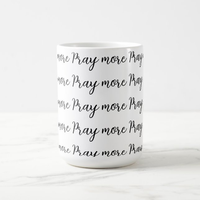 Bete mehr kaffeetasse (Mittel)