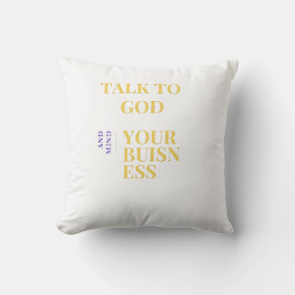 Bete-mit-Gott-Kissen Kissen