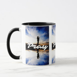 Bete Tägliche Zwei-Tonen-Tasse Tasse