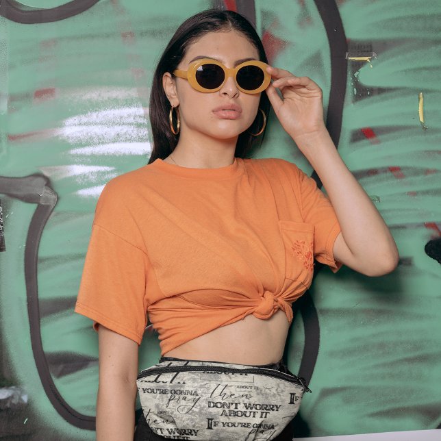 Bete und mach dir keine Sorgen um Christlichen Gla Bauchtasche (Von Creator hochgeladen)