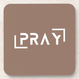 Bete Untersetzer mit Kork auf der Rückseite