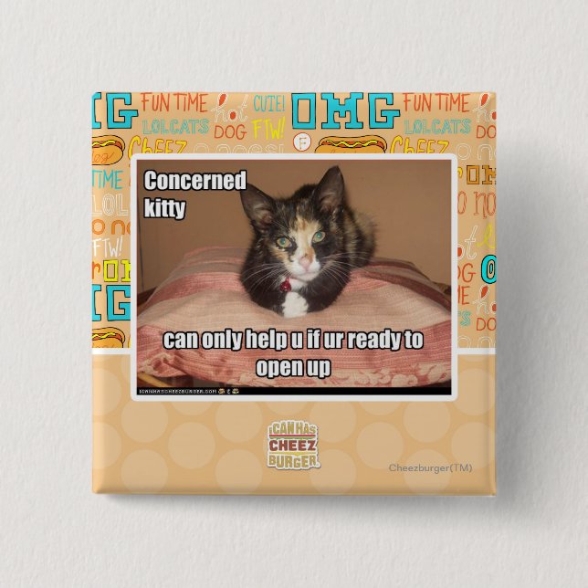 Beteiligte Miezekatze Button (Vorderseite)