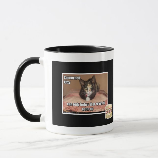 Beteiligte Miezekatze Tasse (Links)