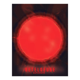 Betelgeuse-Supernova Weltraumkunst Fotodruck