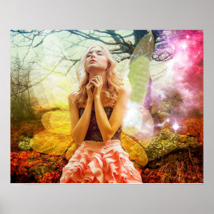 Beten Angel Poster Schöne Kunstwerke und Farben