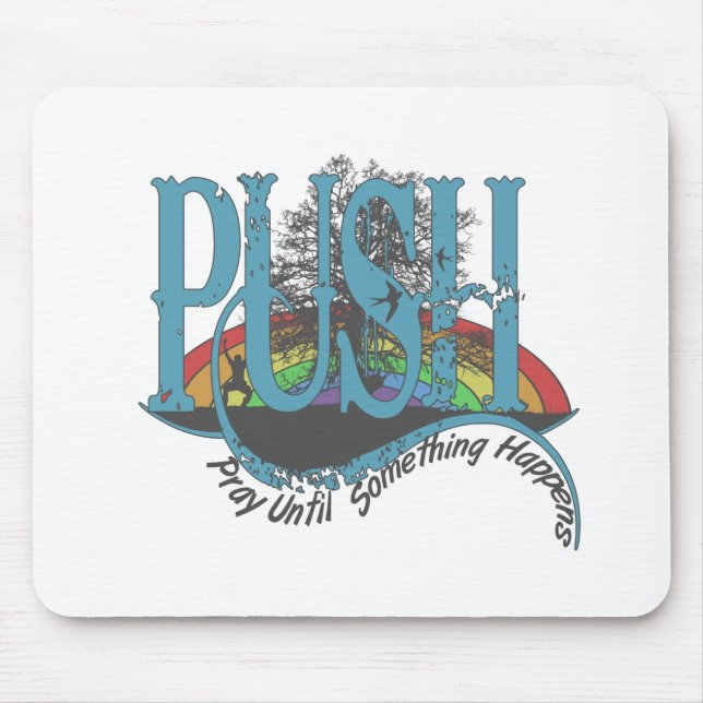 Beten bis etwas passiert mousepad (Vorne)