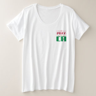 Beten für CA: Gemeinsam im Gebet für CA Große Größe T-Shirt