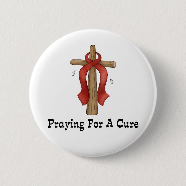 Beten für eine Heilung Button (Vorderseite)