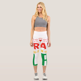 Beten für LA ・ Gebet für Los Angeles-Keule Capri Leggings