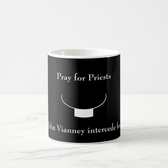 Beten für Priester Kaffeetasse (Mittel)