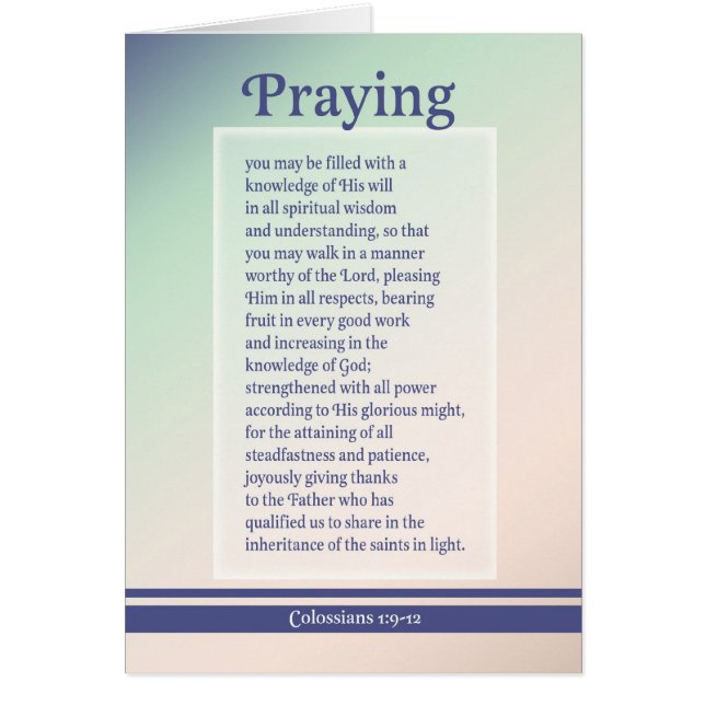 Beten für Sie (Vorne)