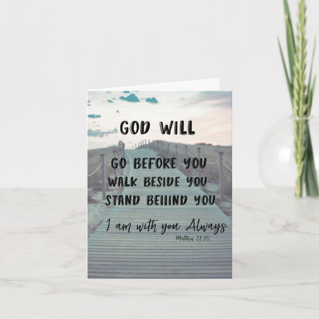 Beten für Sie Inspiration Christlich Karte (Vorderseite)