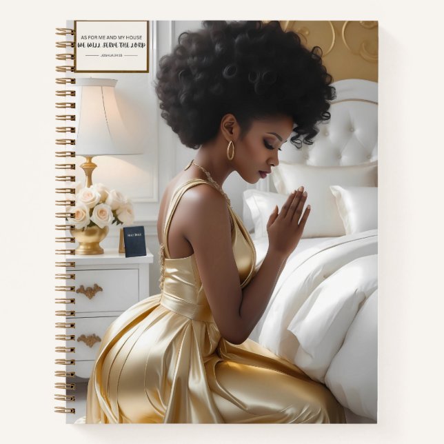 Beten Mutter Elegant Soft Cover Notebook Notizbuch (Vorderseite)