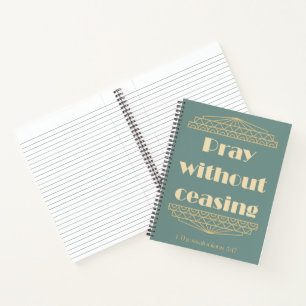 Beten ohne das SpiralNotebook zu beenden Notizbuch