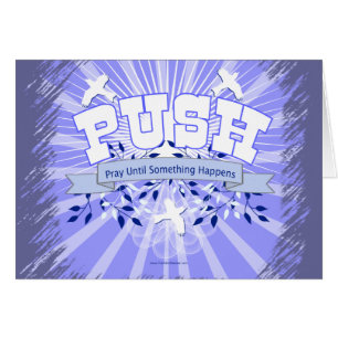 Beten Sie, bis etwas passiert