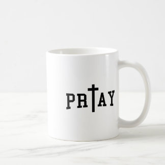 Beten Sie Christliche Cross Art Christlich Zitat r Kaffeetasse