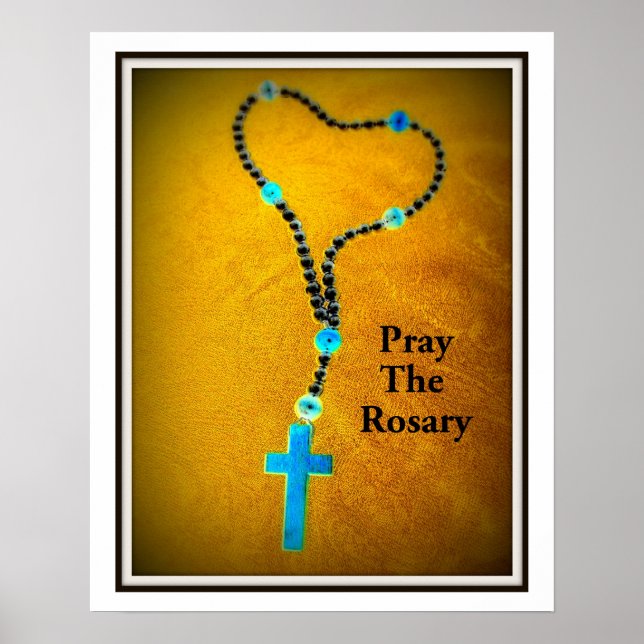 Beten Sie die Rosary Poster (Vorne)