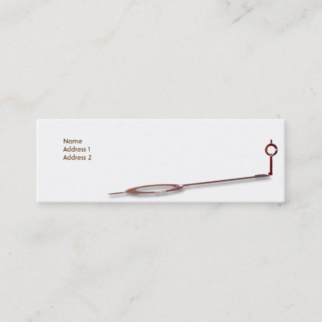 Beten Sie - dünnes Mini Visitenkarte (Vorderseite)